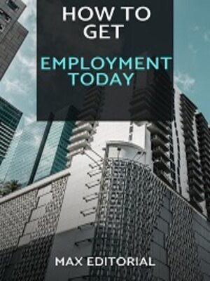 cover image of How to Get a Employment Today